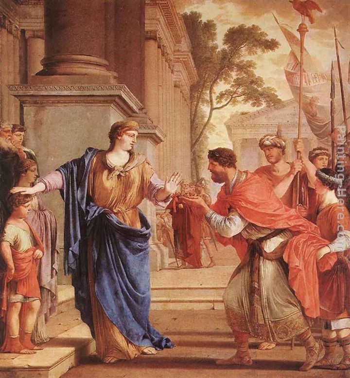 Laurent De La Hire Cornelia Refusses the Crown of the Ptolomai